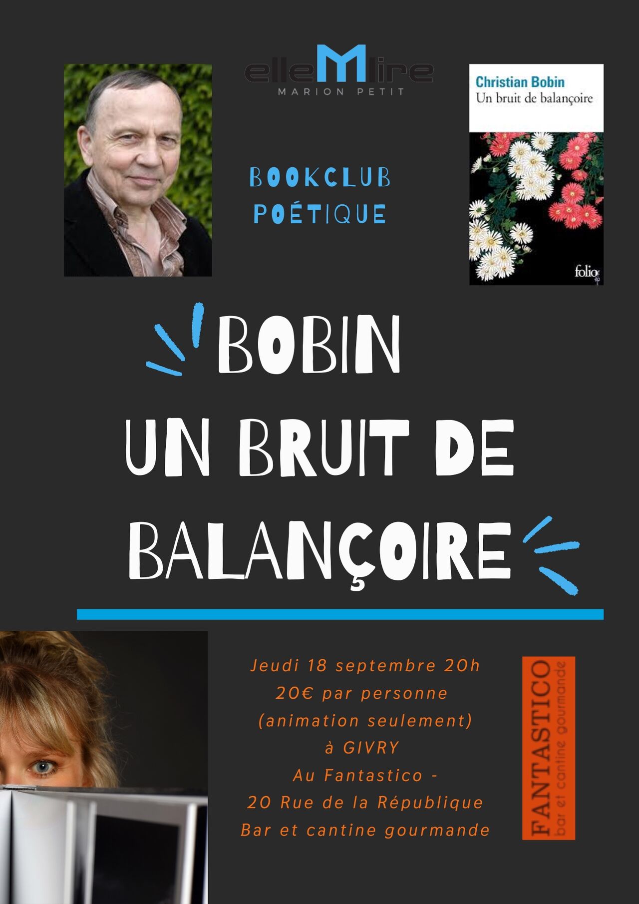 Bookclub poétique Ch. BOBIN " Un bruit de balançoire" 18.09.25