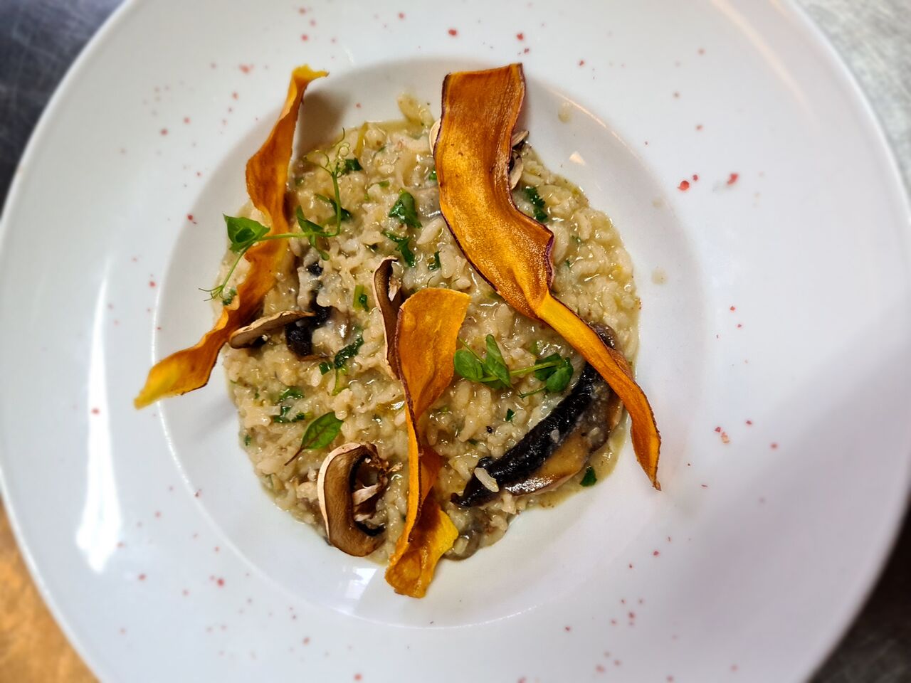 Rissoto de cogumelos 