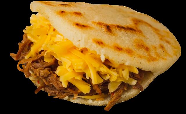 Arepa Ternera y Queso