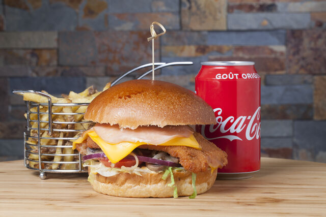 Menu Burger gourmet Le Chicken