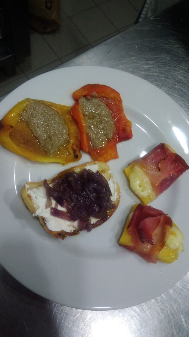 Antipasto misto serata a tema invernale
