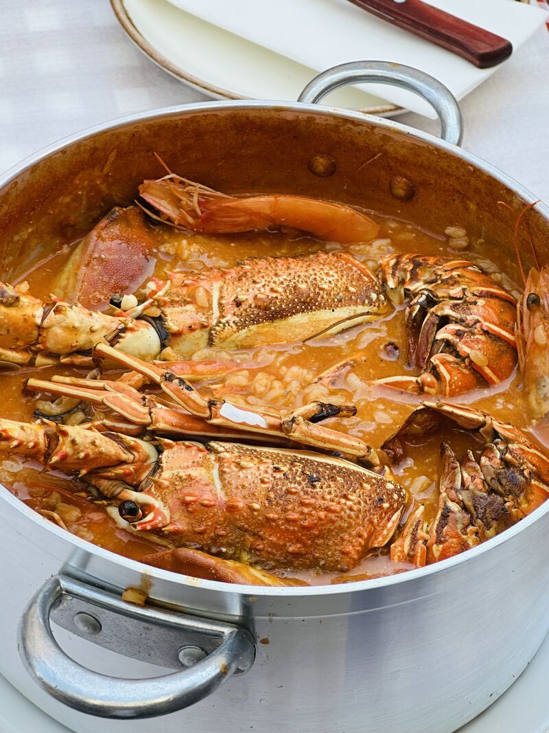 Arroz de marisco com lagosta