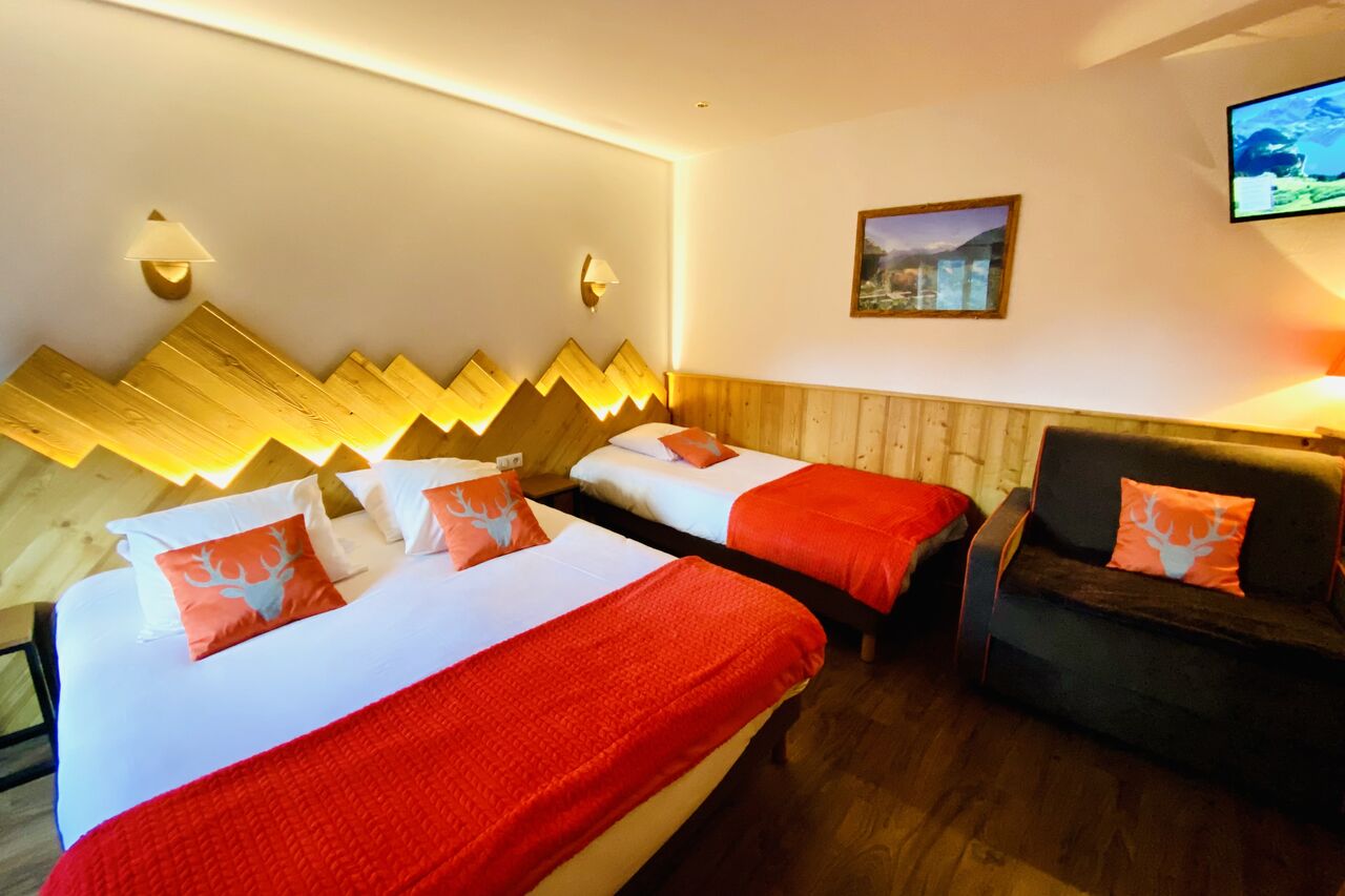 Hôtel en chambre Confort - jusqu'à 4 personnes