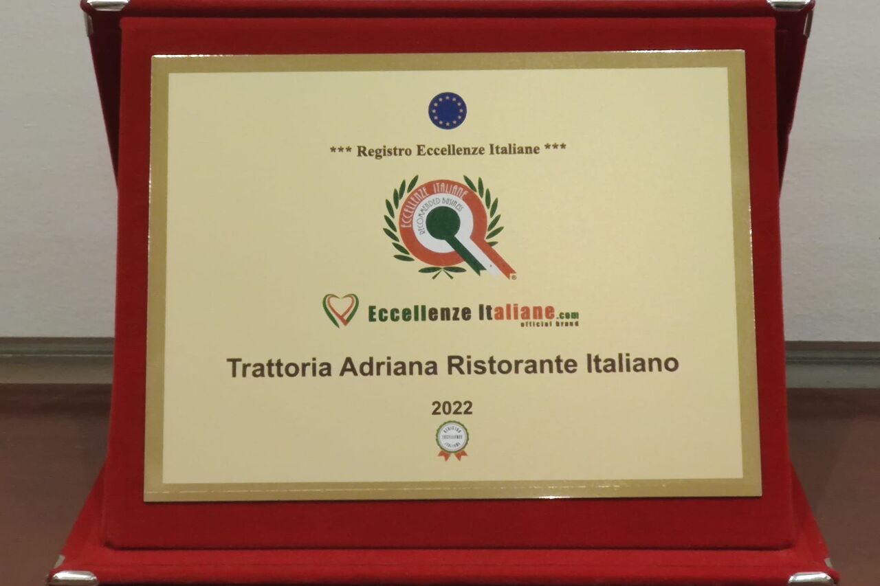 CERTIFICADO RECONOCIMIENTO EXCELENCIA ITALIANA