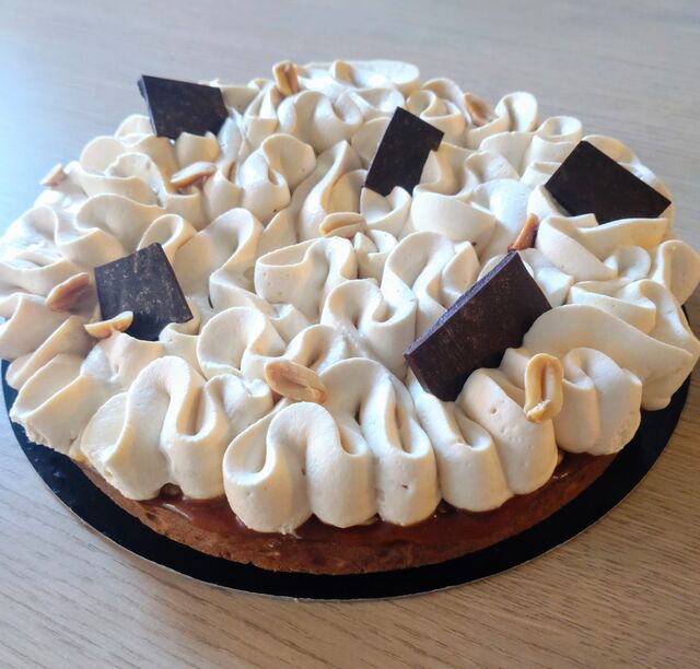 Tarte chocolat cacahuète