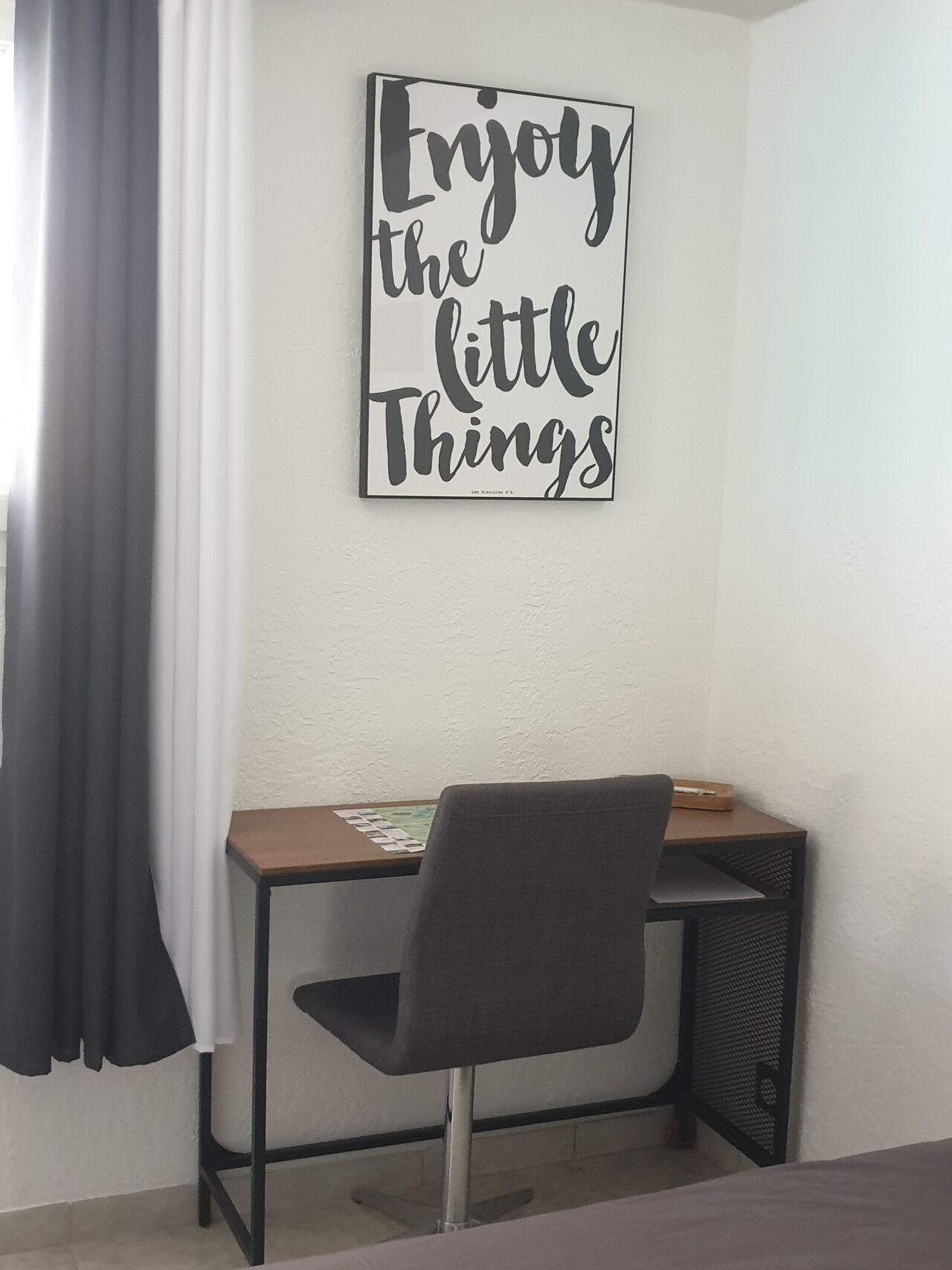 L'atelier d'écriture.