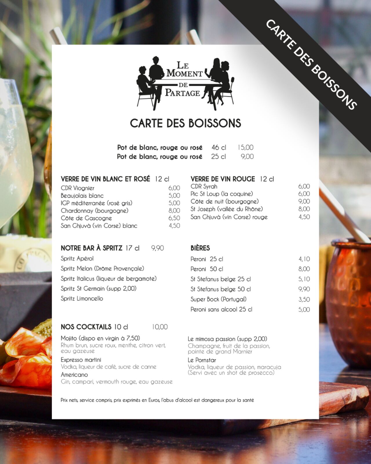 🌞 L’été est lancé… et la carte des boissons aussi ! 🍹🍻🍷