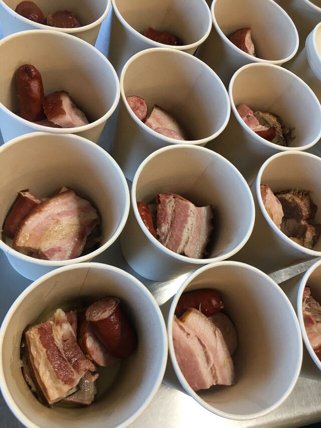 La cochonnaille ? de la soupe aux pois