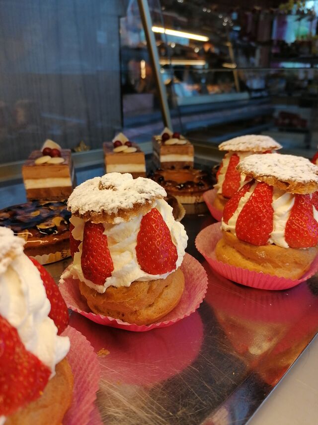 Choux chantilly fraises