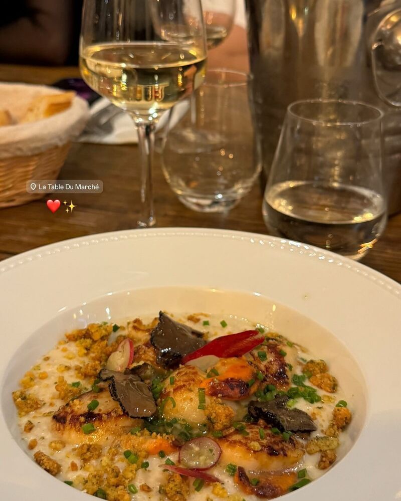 Noix de Saint Jacques et Risotto à la Truffe