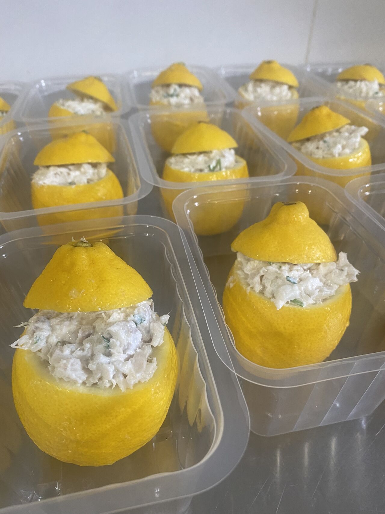 CITRON GARNI AU POISSON