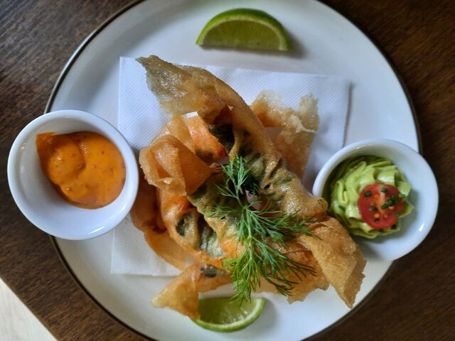 Croustillant de gambas