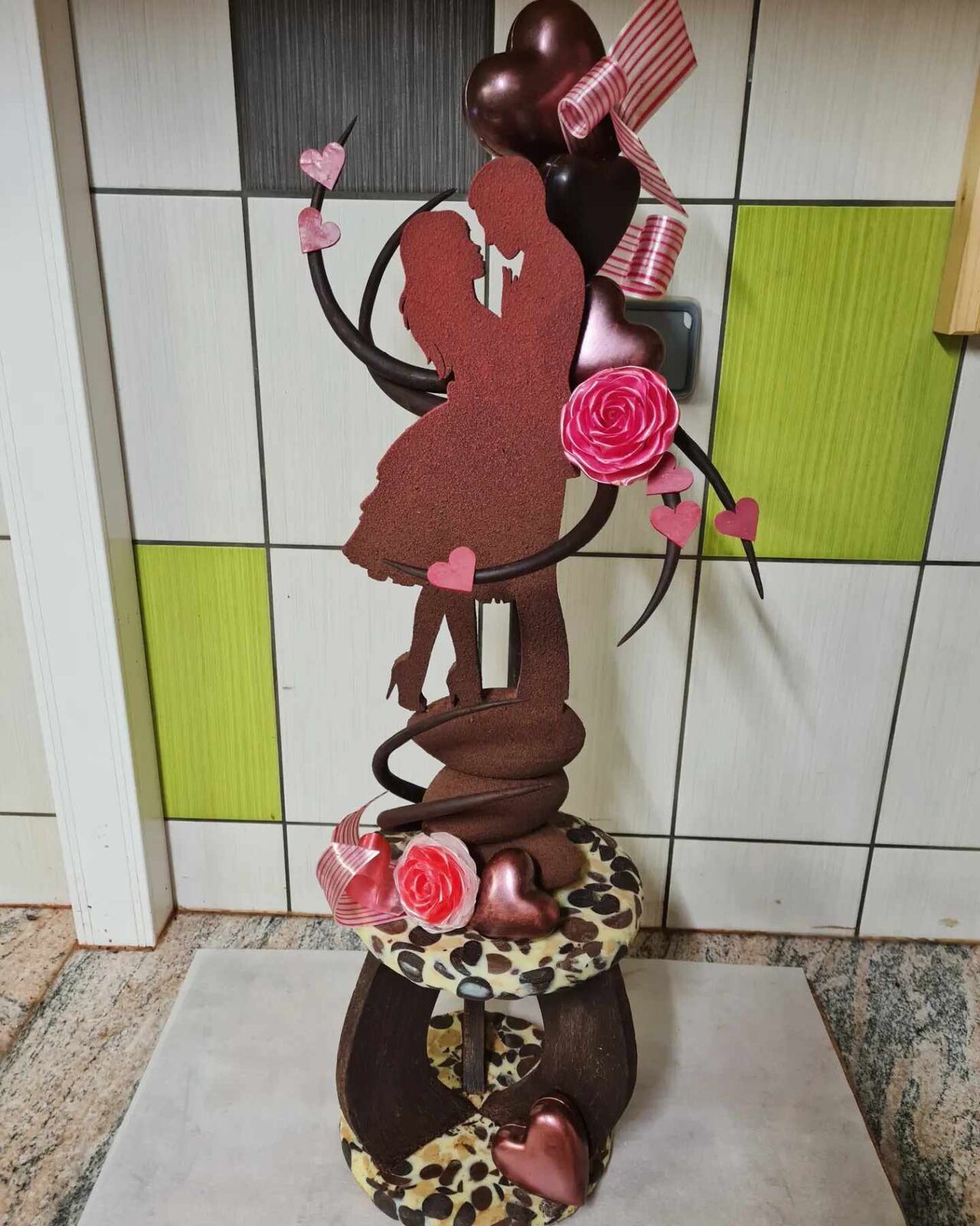 Pièces artistique chocolat et sucre tiré