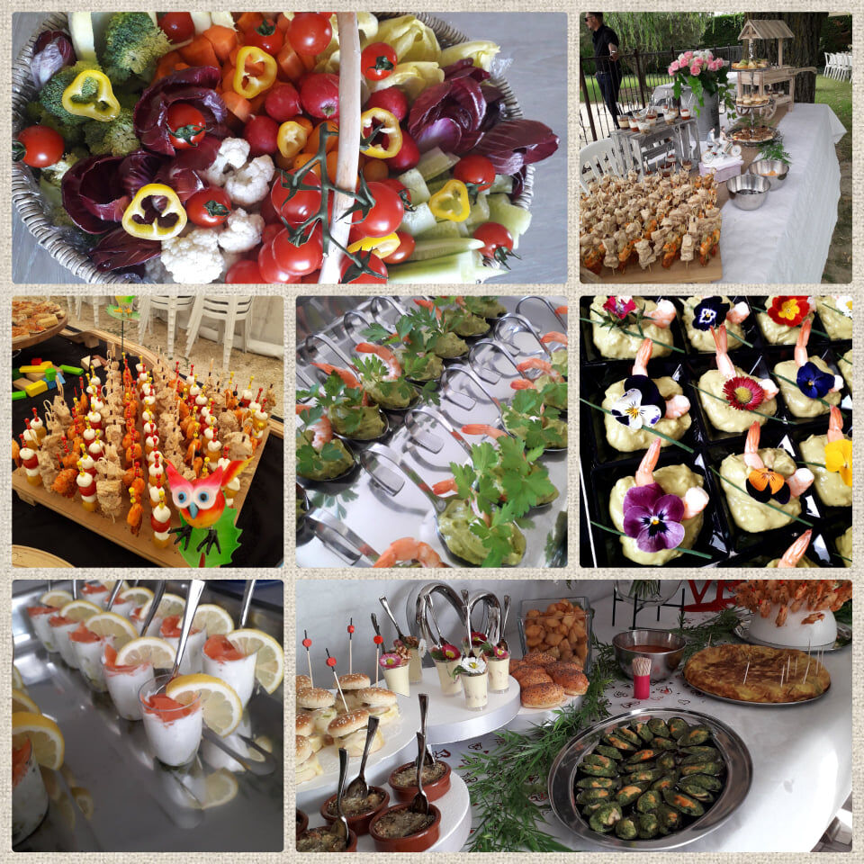 BUFFET VIN D'HONNEUR OU APERITIF
Nous contacter pour le prix car il dépend de la composition de votre buffet