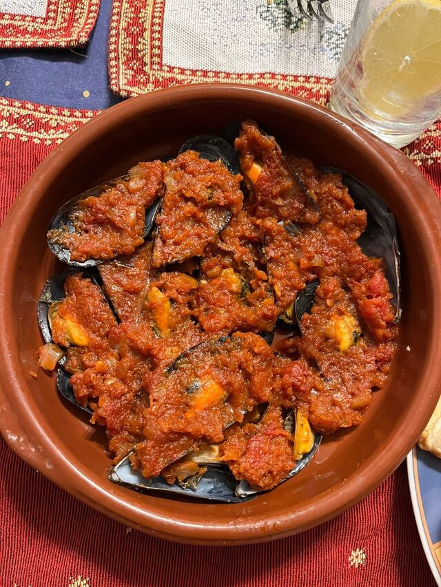 Mejillones en Tomate