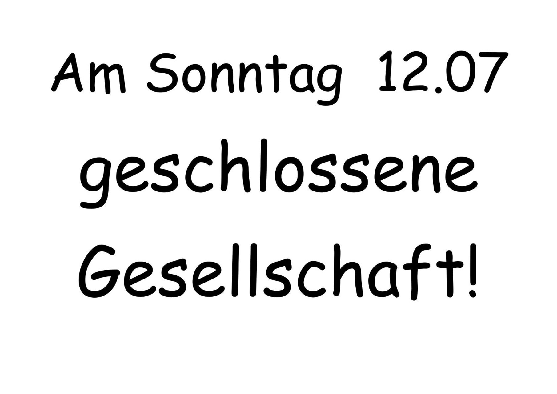 Geschlossene Gesellschaft