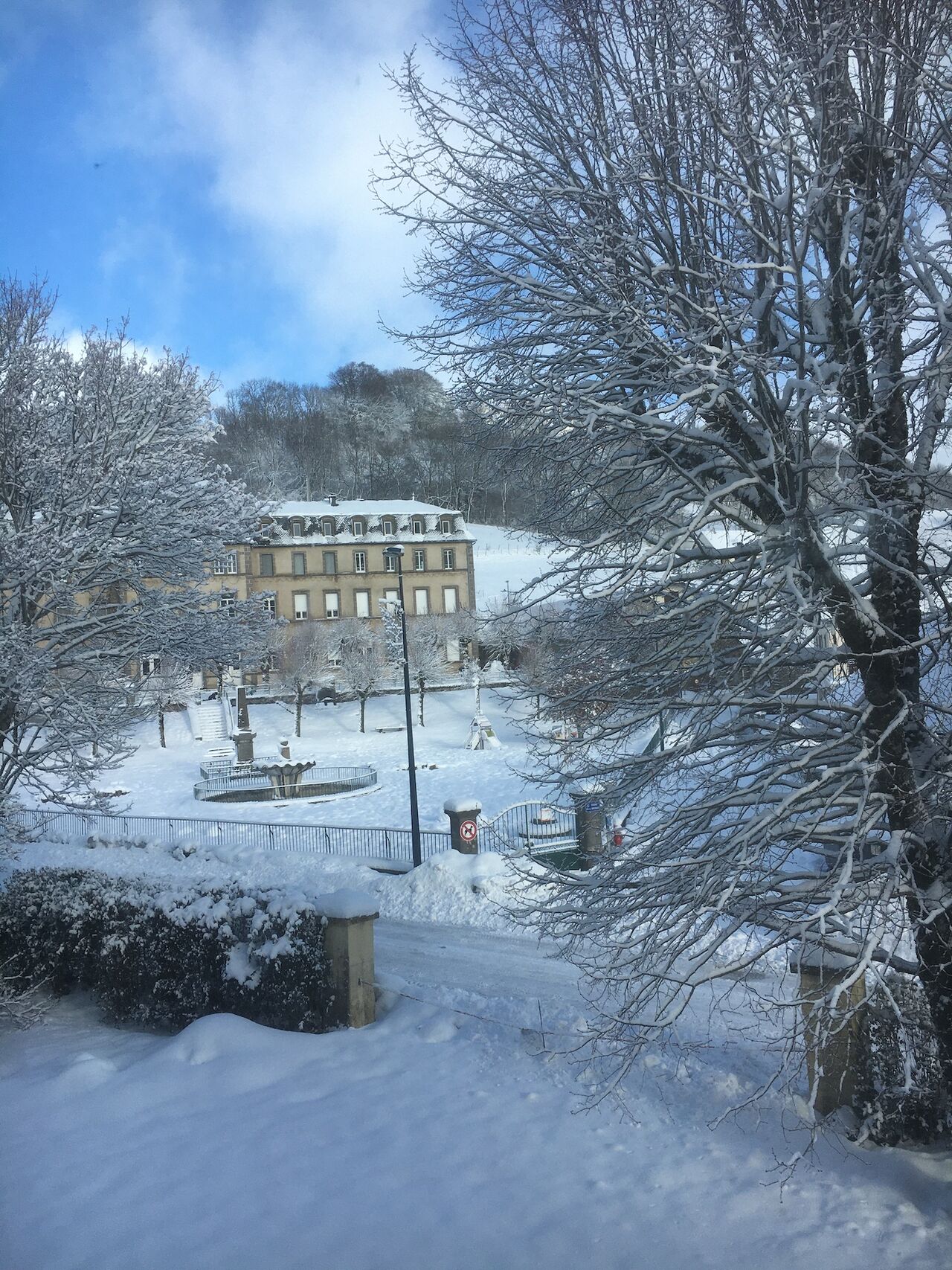 Belle journée d'hiver 2020/2021.
