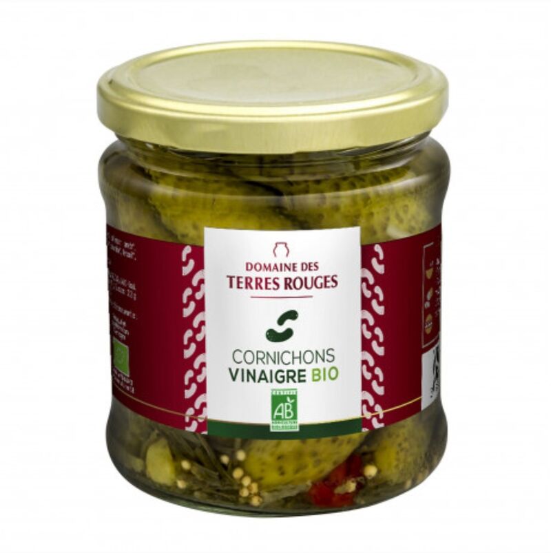 Cornichons au vinaigre bio - 3,48€