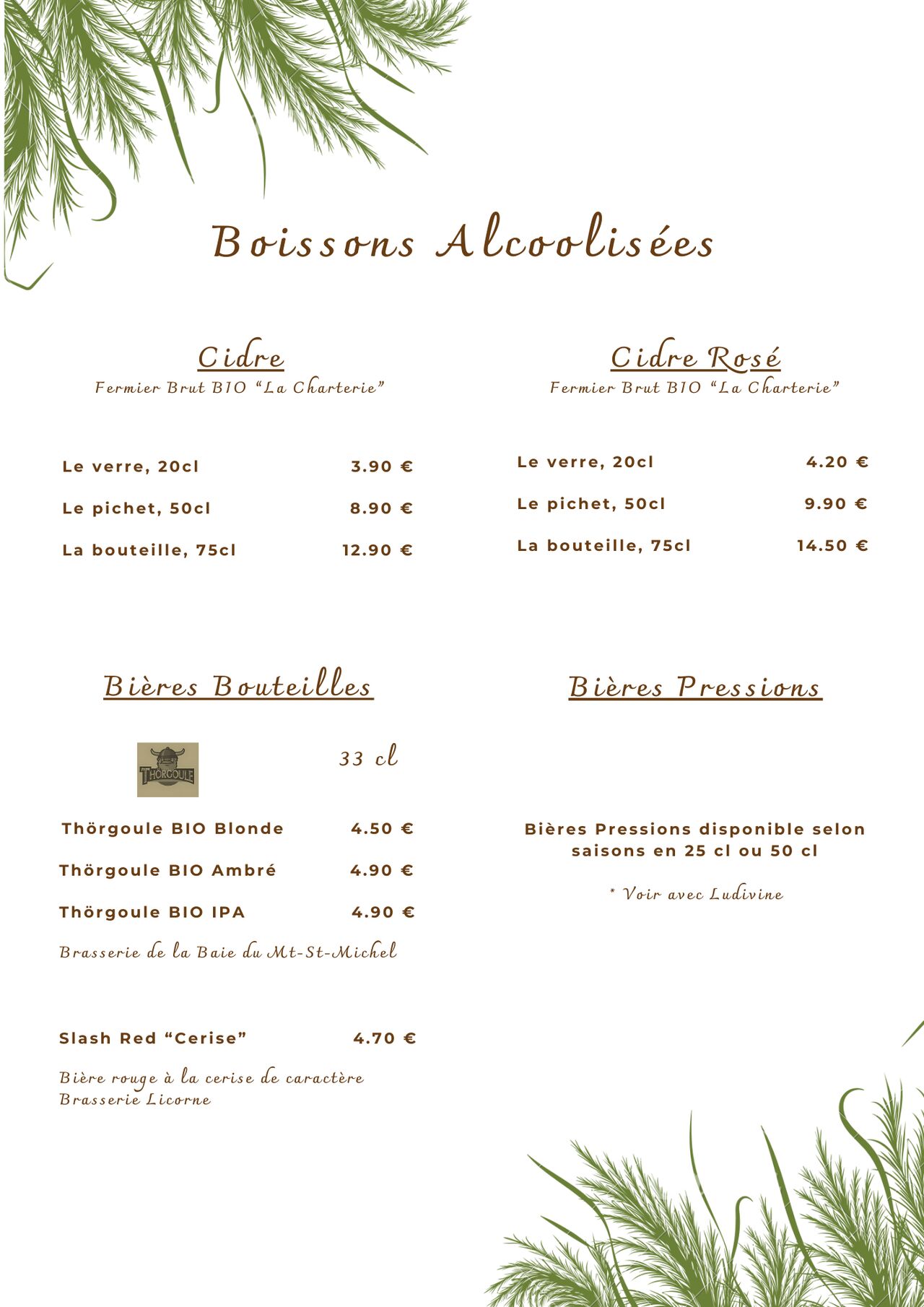 Les Boissons Alcoolisés