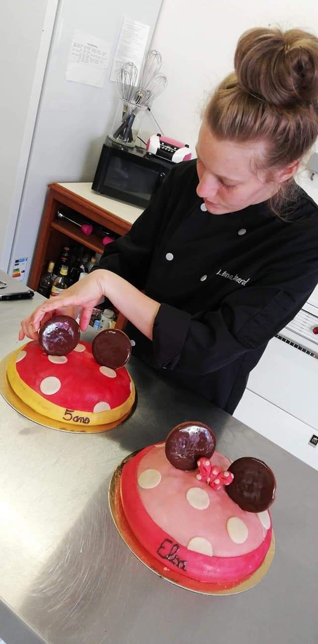 Cake thème Mickey et Minnie