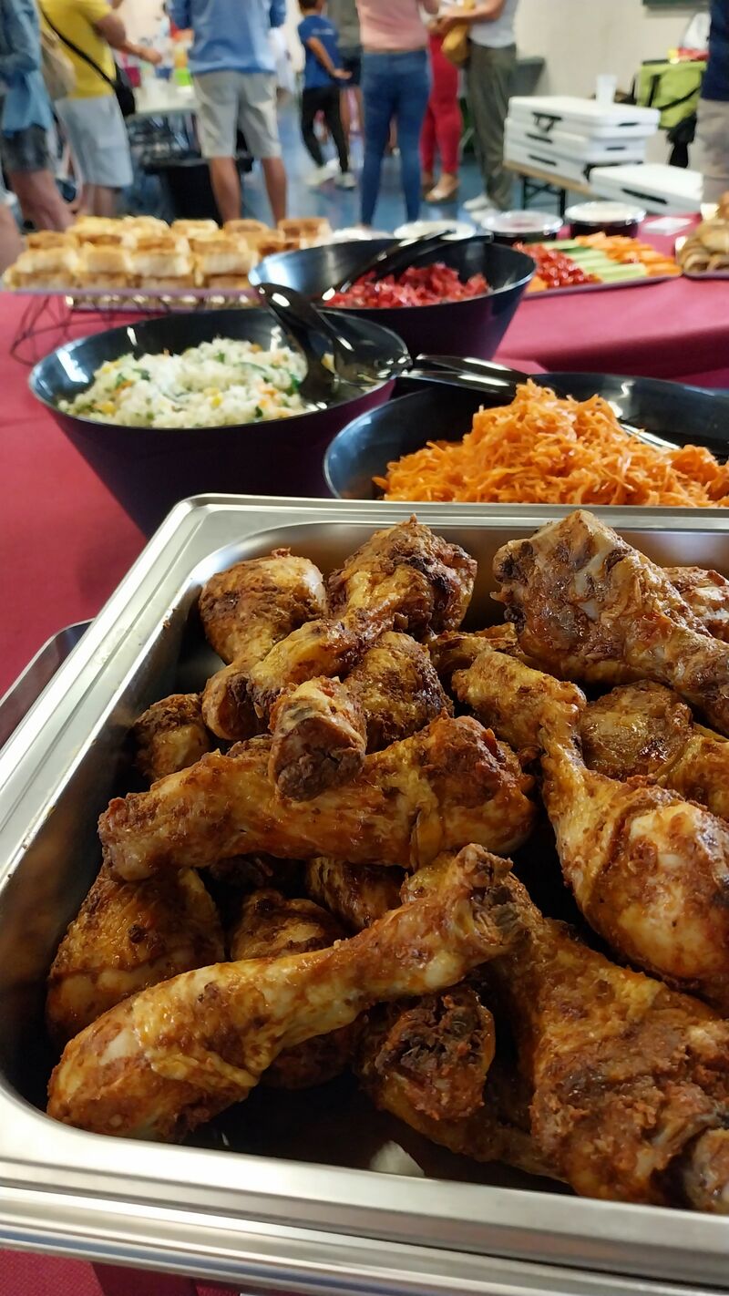 Buffet froid, fête du club de tennis d'Auriol, juin 2024