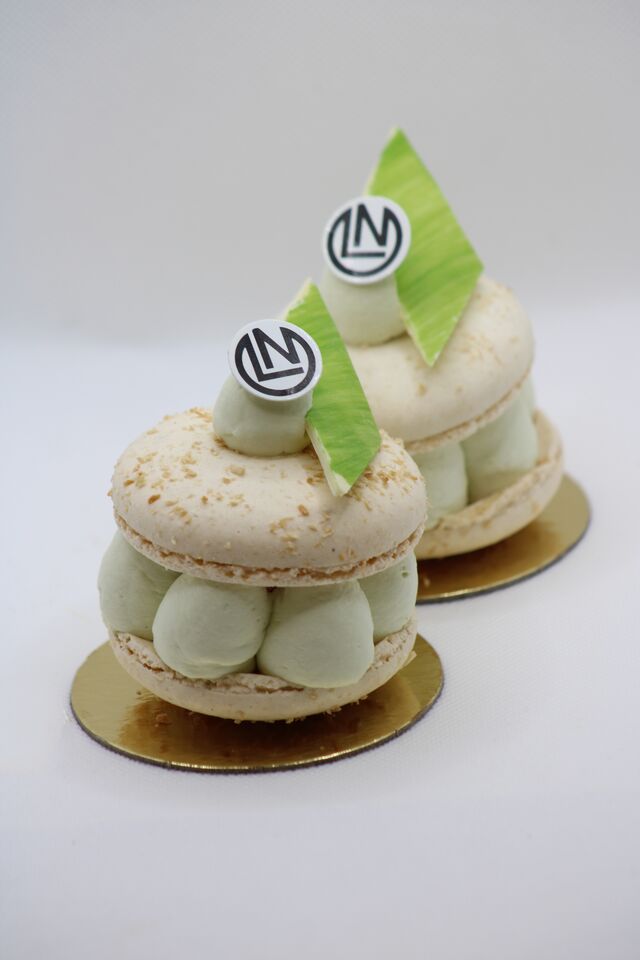 Macarons kiwi 