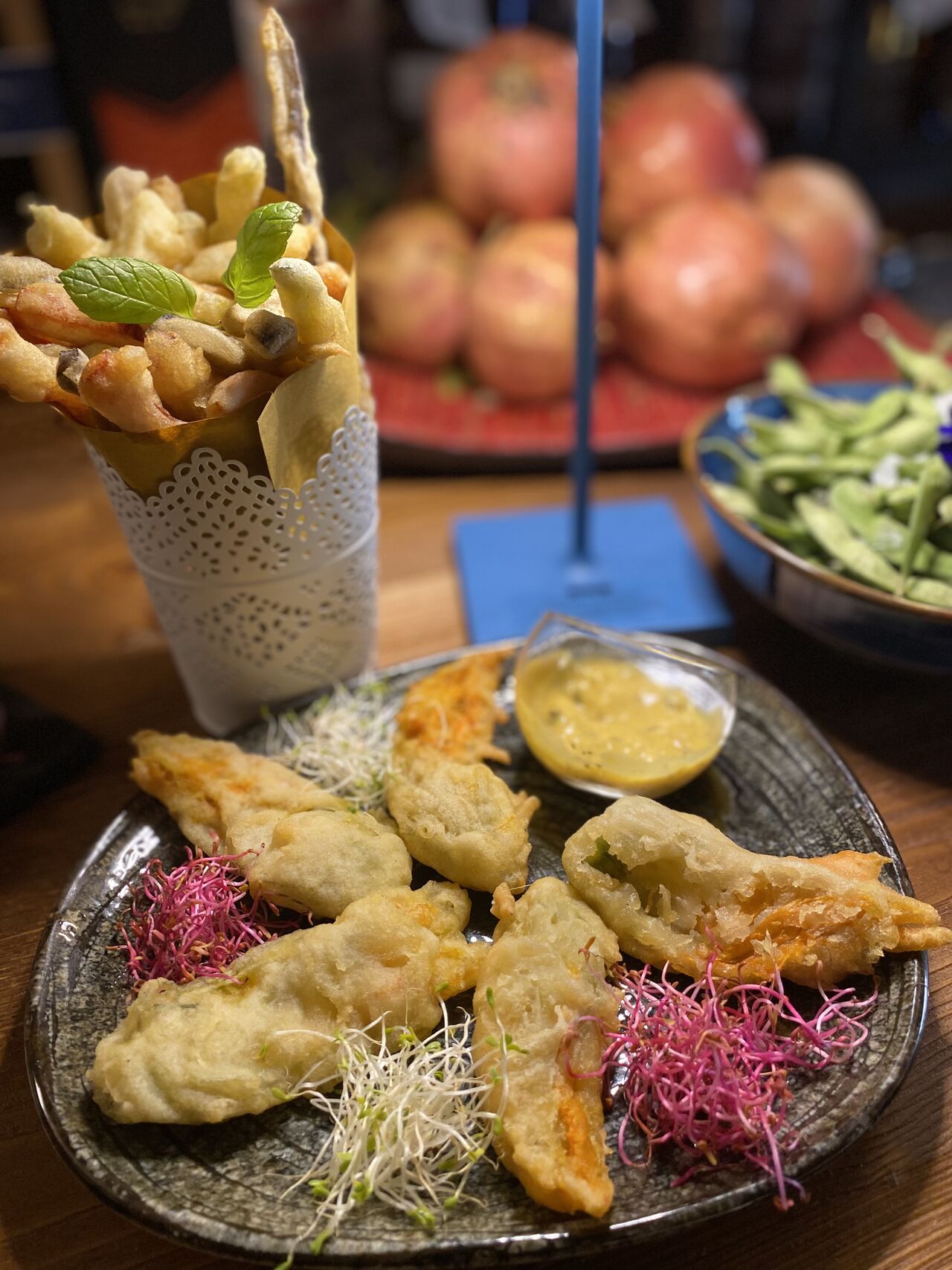 Fior di Zucca in Tempura