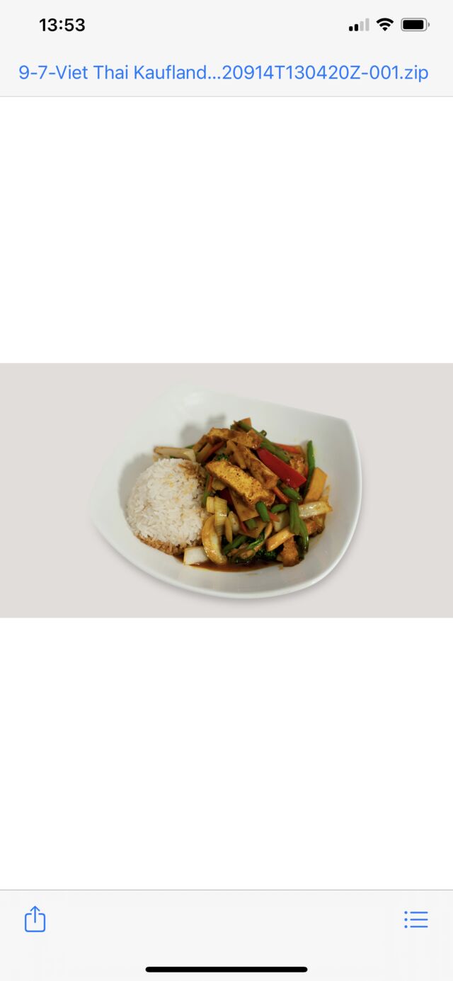 Đậu Kho Xả - Vegan Tofu gebratene mit frischen Gemüse , Zitronengrass,und hausgemacht Soße 