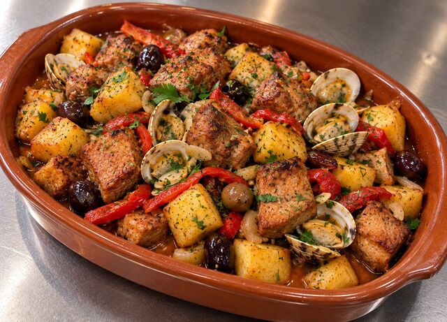 Carne à Alentejana