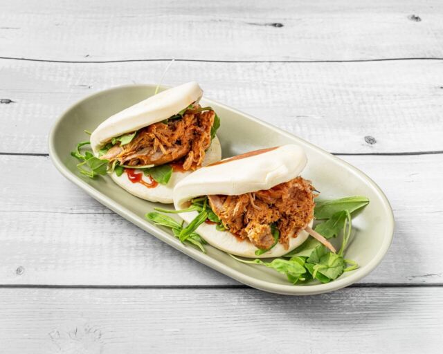 Bao de pulled pork