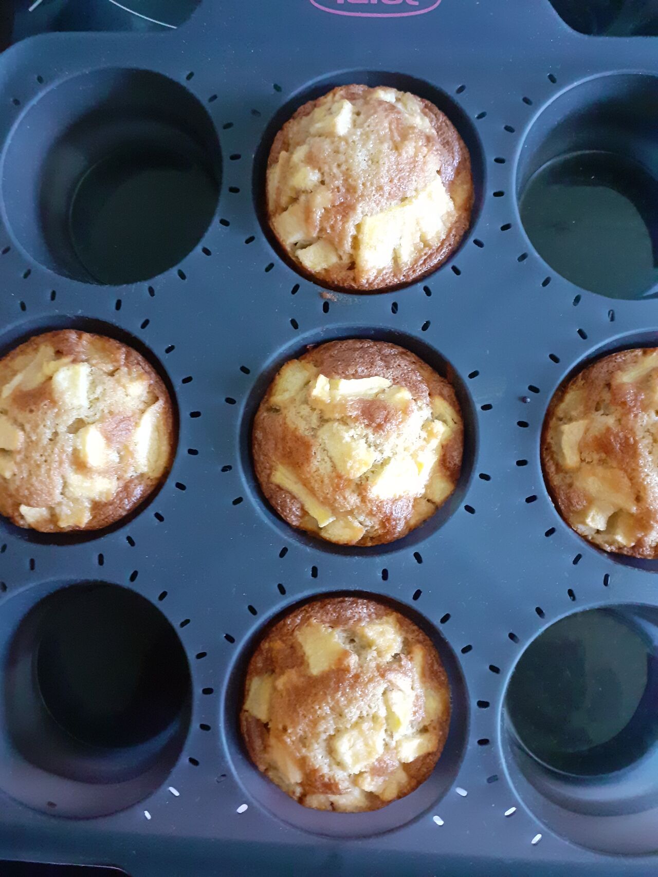 Muffins pommes cannelle fondants!