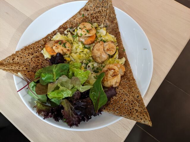 Galette aux St Jacques Fraîches