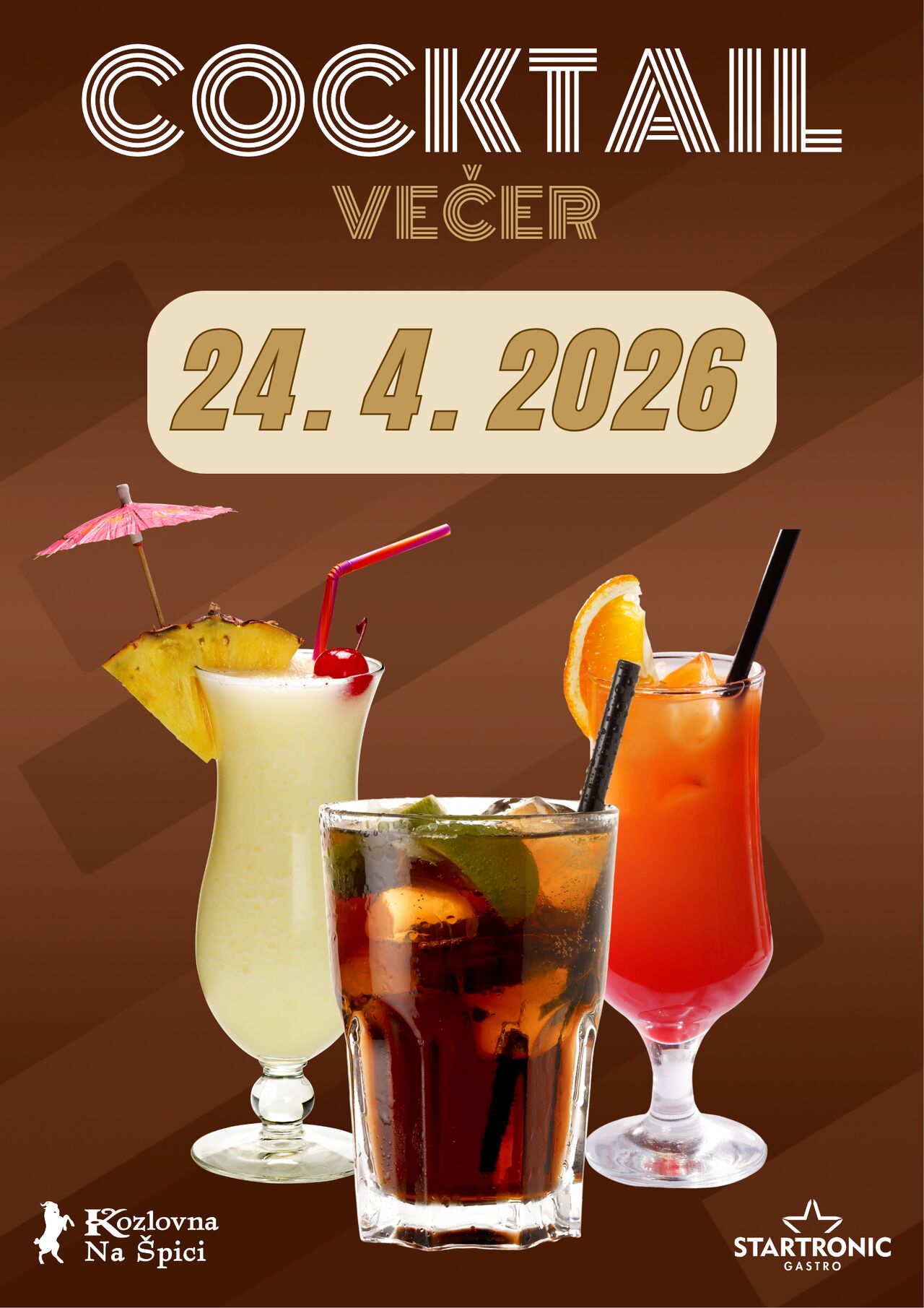 🍹 Cocktail večer v Kozlovně Na Špici 🍹