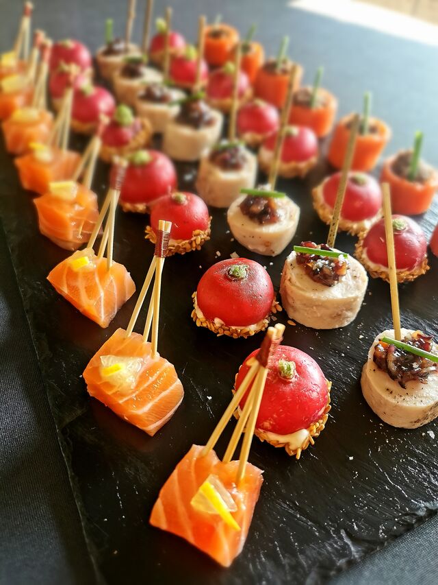 Plateau de pièces cocktail 