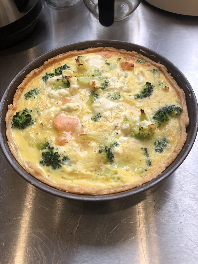 Tarte saumon brocolis 