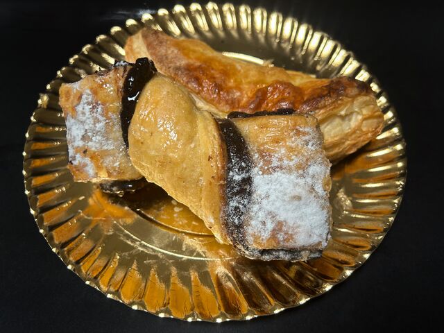 Lazo chocolate y plátano de crema