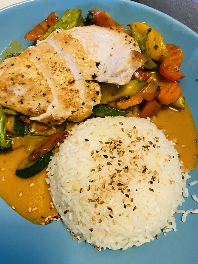 Thai Curry als Mittagstisch 