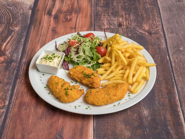 Chicken and chips