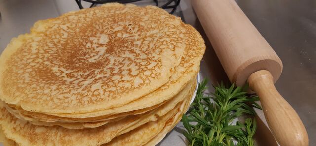 Hausgemachte Pfannenkuchen