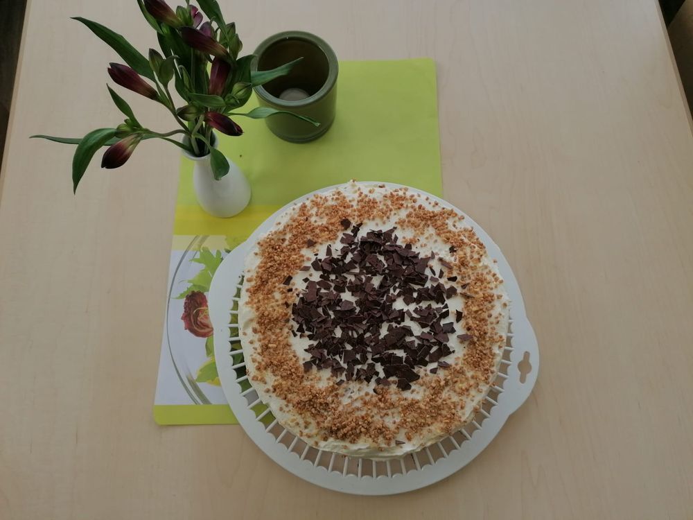 Pudding-Nuss Torte