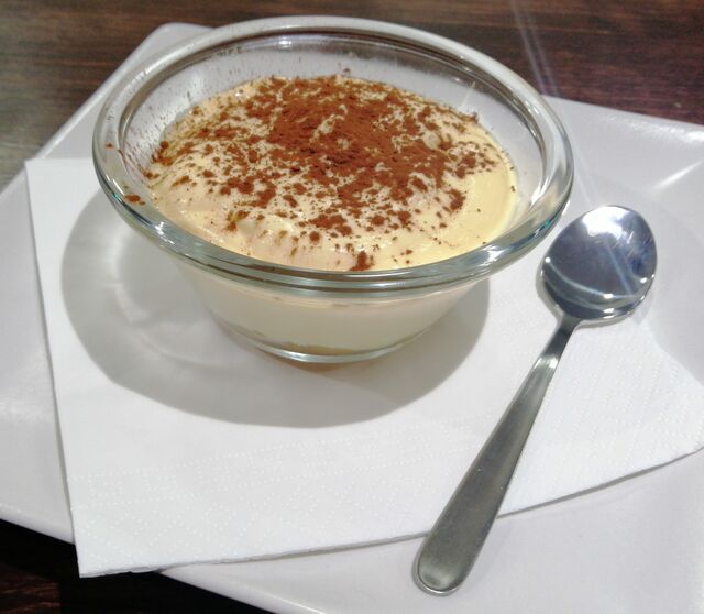 Tiramisú casero