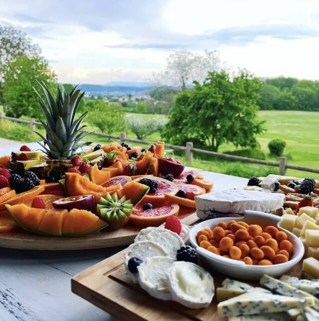 Planches de fromages & fruits