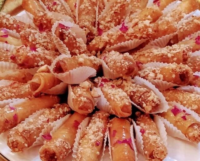 Dulces marroquíes con almendra y 🍯miel