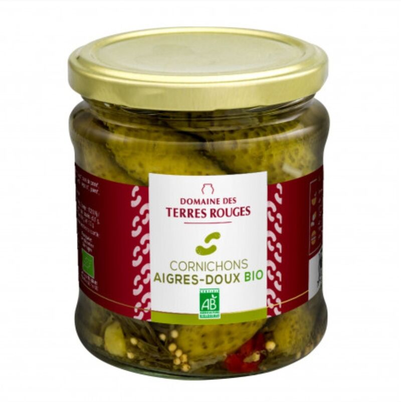 Cornichons aigre-doux bio - 3,48€