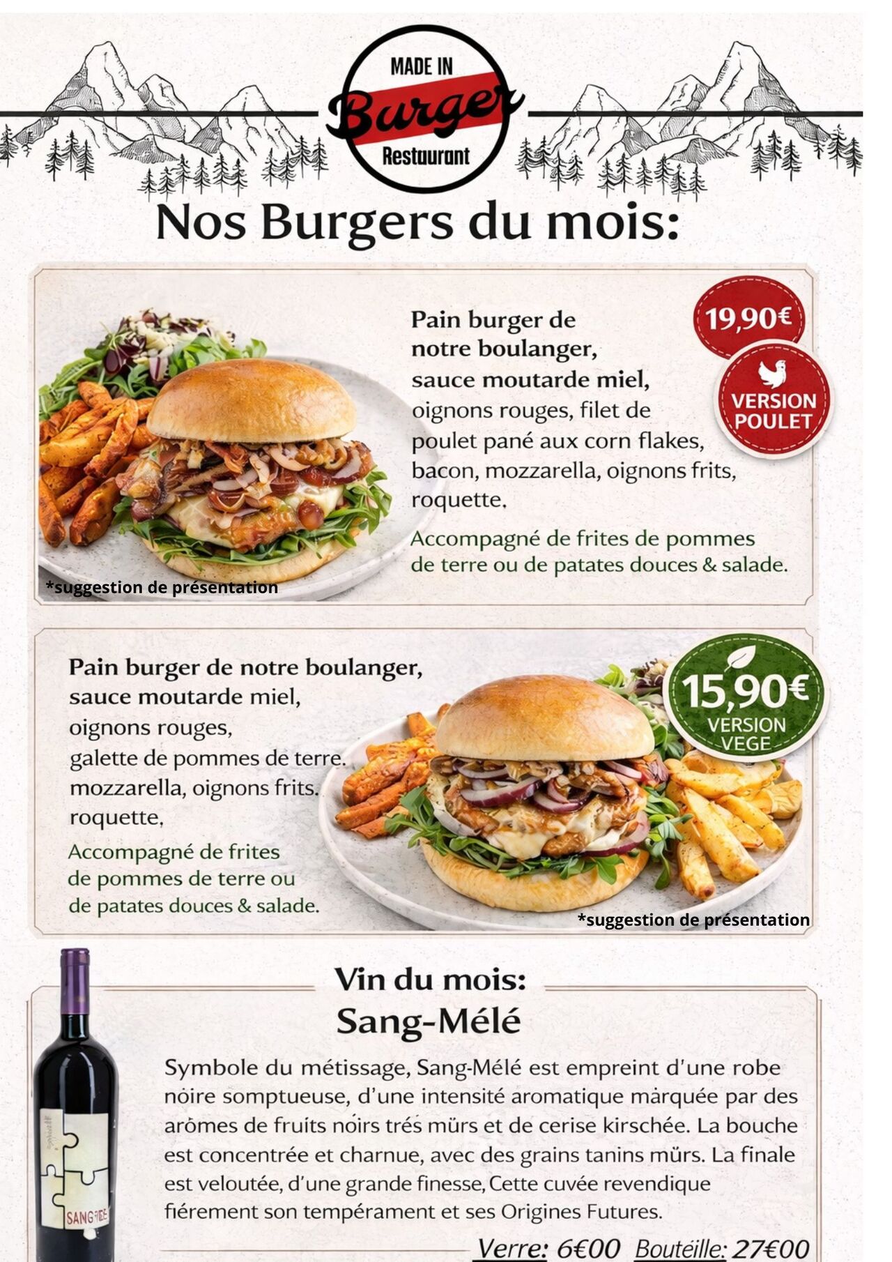 🔥 Pour la première fois chez nous, le poulet🐓 s’invite dans votre burger.