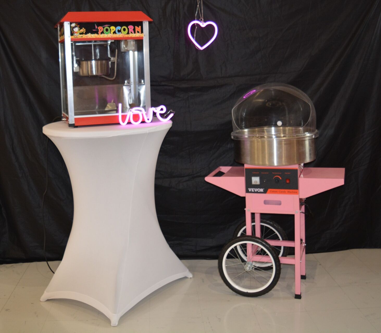 Pop corn barbe a papa