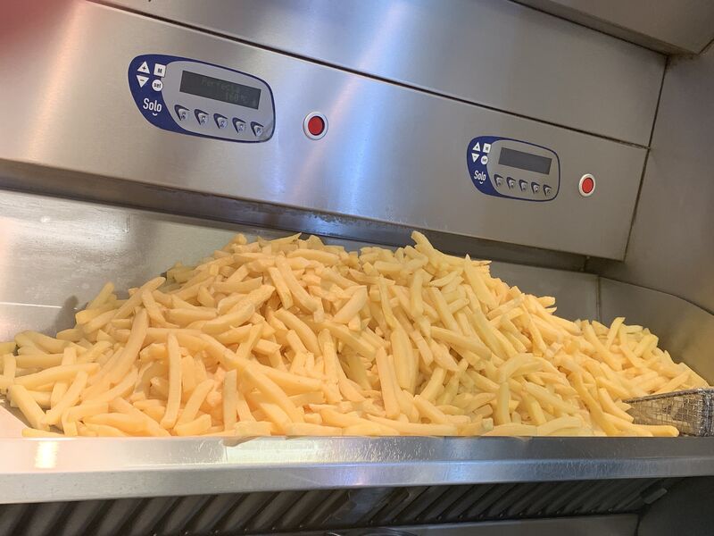 Frites fraîches précuites 