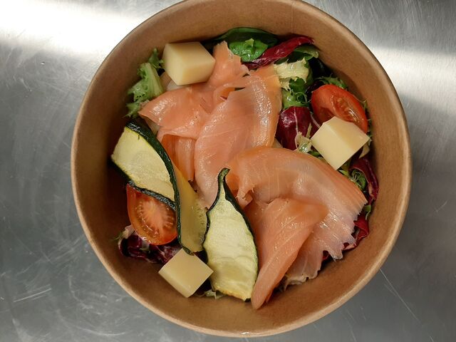 Salade saumon fumé 