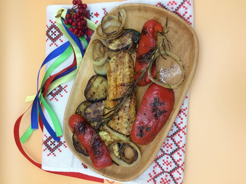 Delicja z kurczaka z warzywami