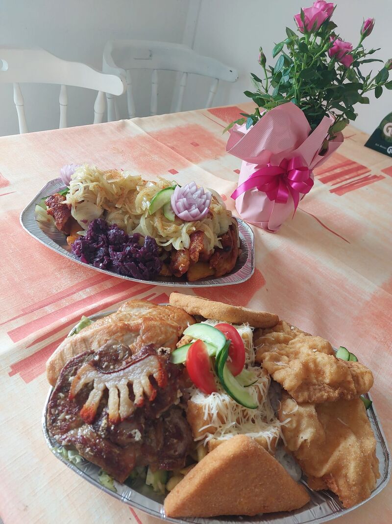 Két személyes bőségtál